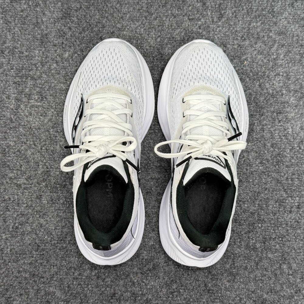 Saucony Ride 16 Running Shoes Women's Size 7.5 White Athletic‎ Training Sneakers - Picture 9 of 12